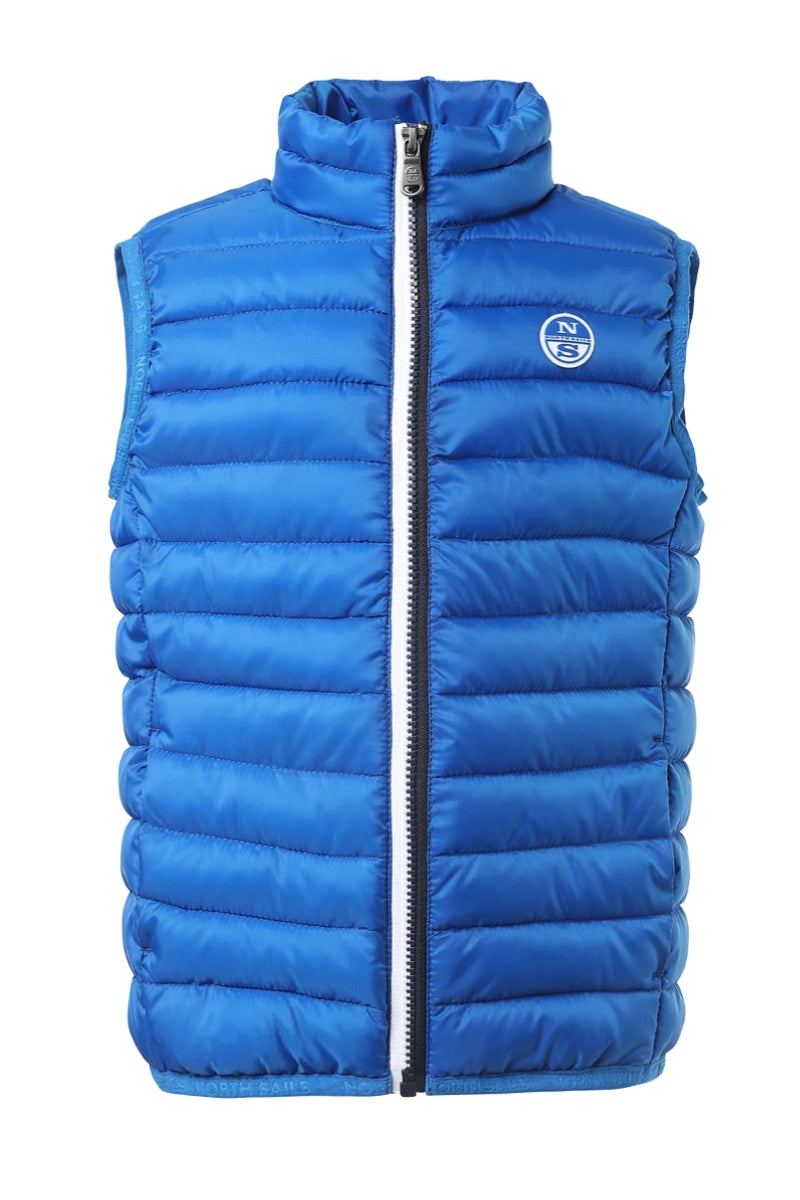Navigare Giubbino Smanicato Uomo Con Zip - Leggermente Imbottito - 5 Colori E Taglie Dalla S Alla 7XL - Art. 017 (Blu Reale 180, XL)