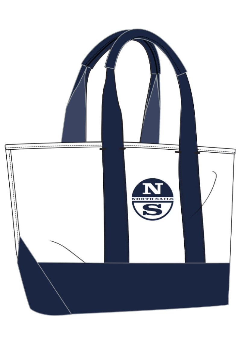 Tote Bag WHYTHEHELLNOT - In Tela Con Cerniera, Modello WHYTHE, Colore Écru/Nero - Foto 9